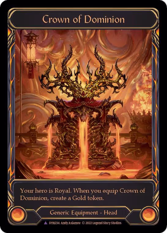 Crown of Dominion (Marvel) (DYN234), Dynasty — Flesh & Blood card price