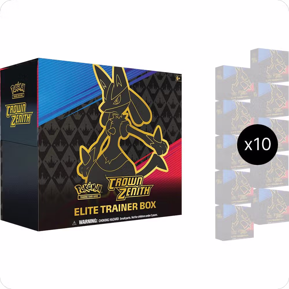 Crown Zenith Elite Trainer Box Case, Crown Zenith — Pokémon sealed product price