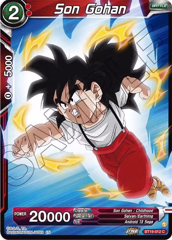 Son Gohan (BT19-012), Fighter's Ambition — DB Super card price