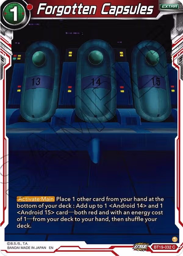 Forgotten Capsules (BT19-032), Fighter's Ambition — DB Super card price