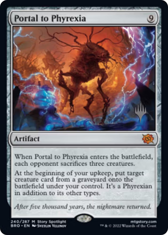 Portal to Phyrexia (240), Promo Pack: The Brothers' War — Magic card price