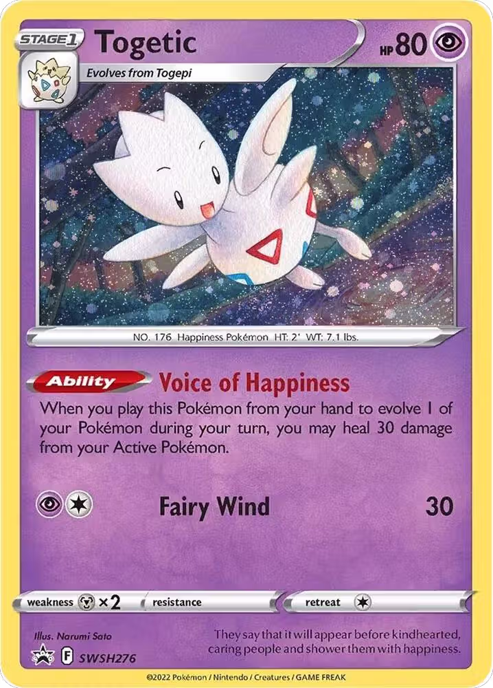 Togetic - SWSH276 (SWSH276), Sword & Shield Promo Cards — Pokémon card price