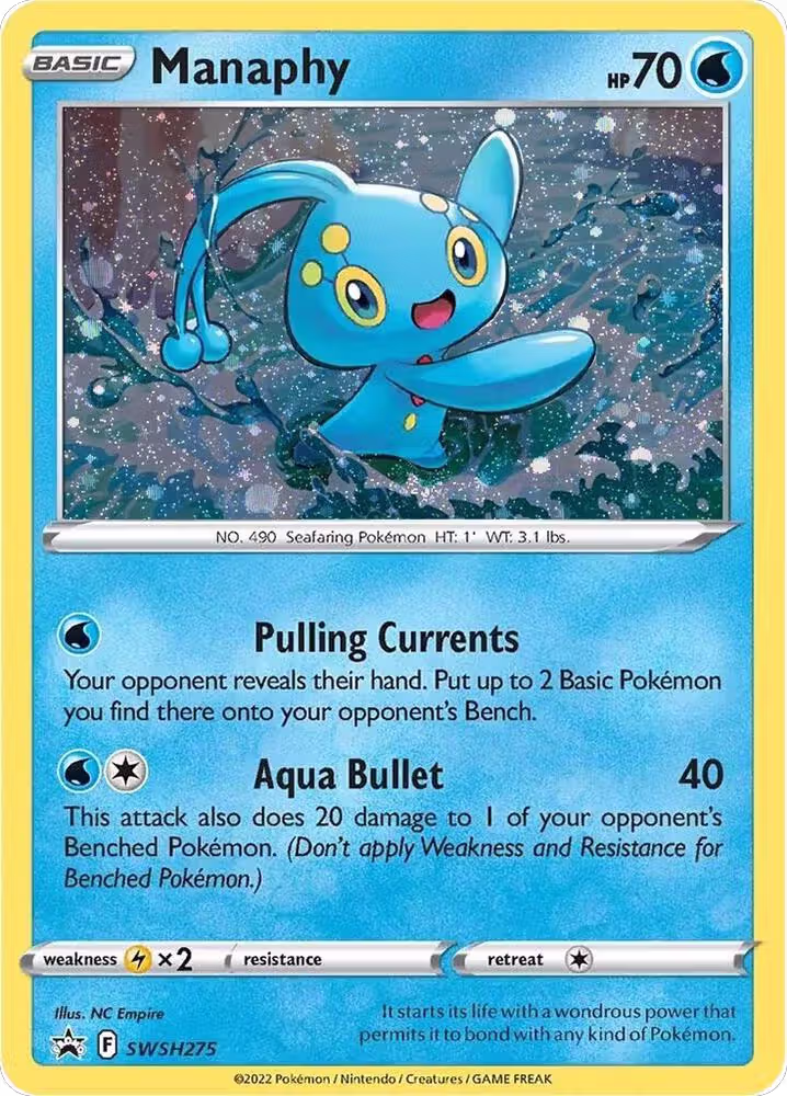 Manaphy - SWSH275 (SWSH275), Sword & Shield Promo Cards — Pokémon card price