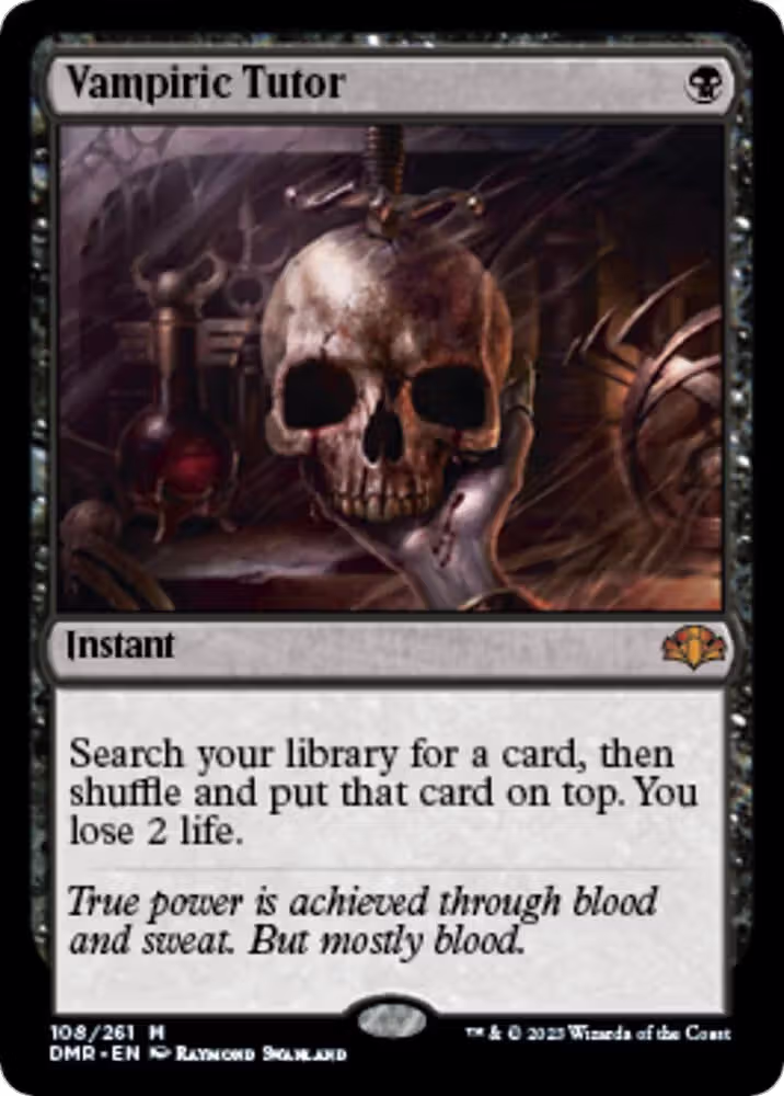 Vampiric Tutor (108), Dominaria Remastered — Magic card price