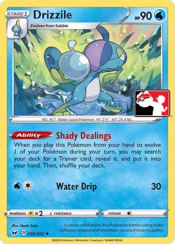 Drizzile - 056/202 (056/202), Prize Pack Series Cards — Pokémon card price
