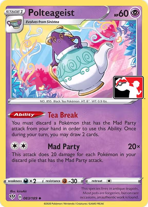 Polteageist - 083/189 (083/189), Prize Pack Series Cards — Pokémon card price