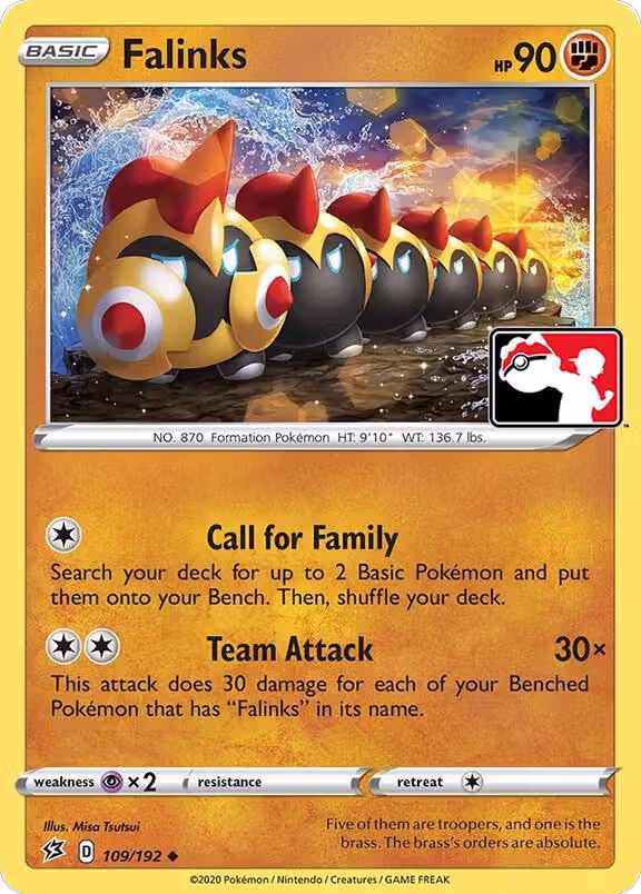 Falinks - 109/192 (109/192), Prize Pack Series Cards — Pokémon card price