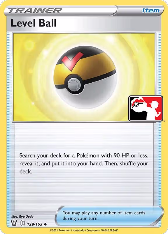 Level Ball - 129/163 (129/163), Prize Pack Series Cards — Pokémon card price