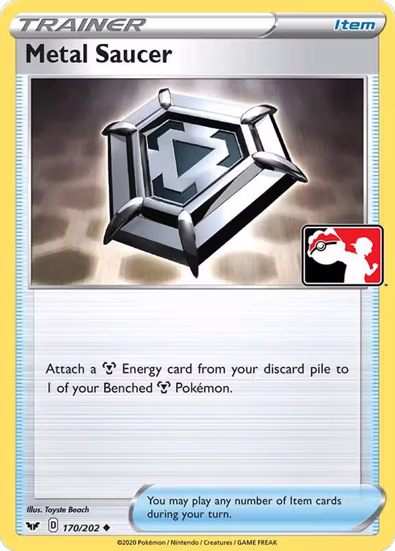 Metal Saucer - 170/202 (170/202), Prize Pack Series Cards — Pokémon card price
