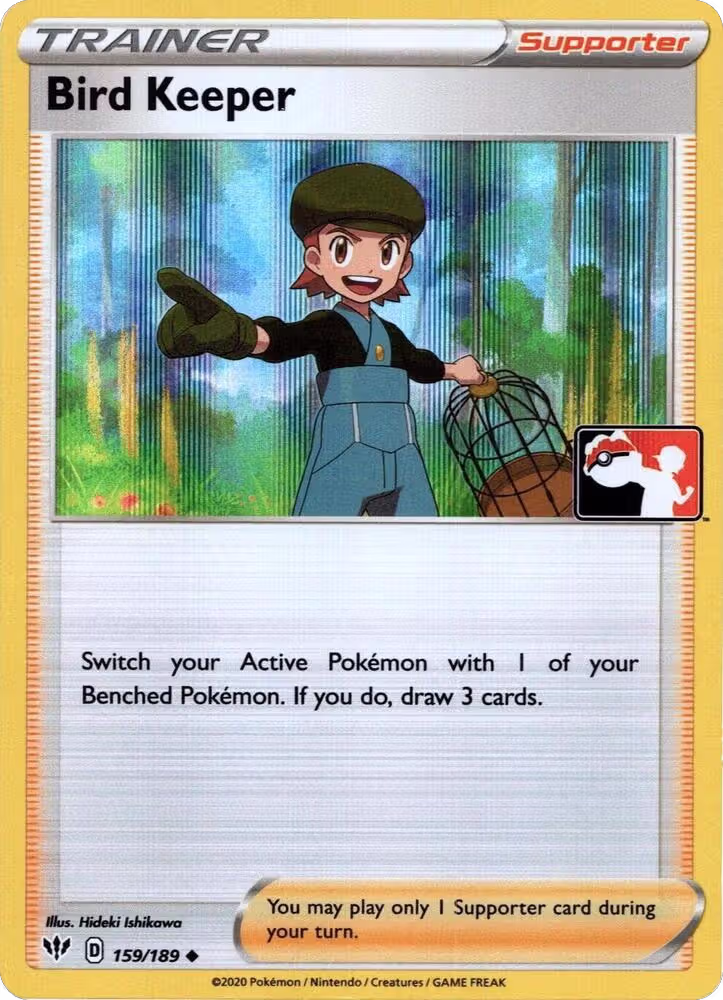 Bird Keeper - 159/189 (159/189), Prize Pack Series Cards — Pokémon card price