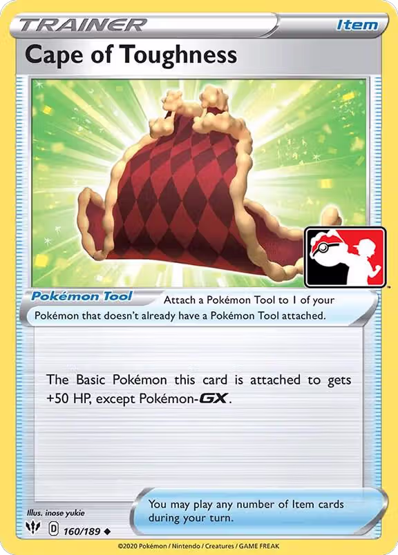 Cape of Toughness - 160/189 (160/189), Prize Pack Series Cards — Pokémon card price