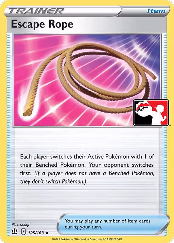 Escape Rope - 125/163 (125/163), Prize Pack Series Cards — Pokémon card price