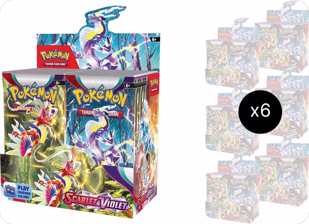 Scarlet & Violet Booster Box Case, Scarlet & Violet Base Set — Pokémon sealed product price