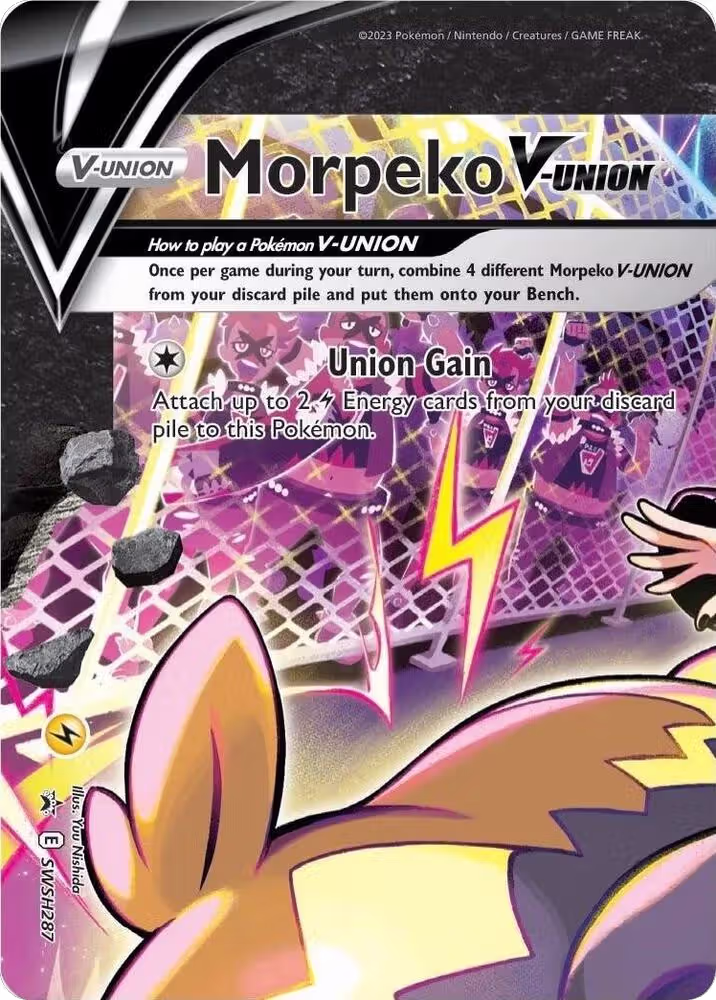 Morpeko V-Union - SWSH287 (SWSH287), Sword & Shield Promo Cards — Pokémon card price