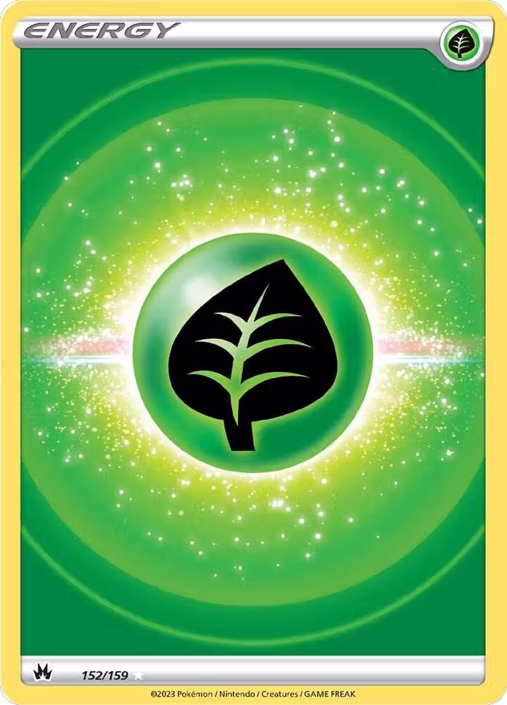 Grass Energy (Texture Full Art) (152/159), Crown Zenith — Pokémon card price