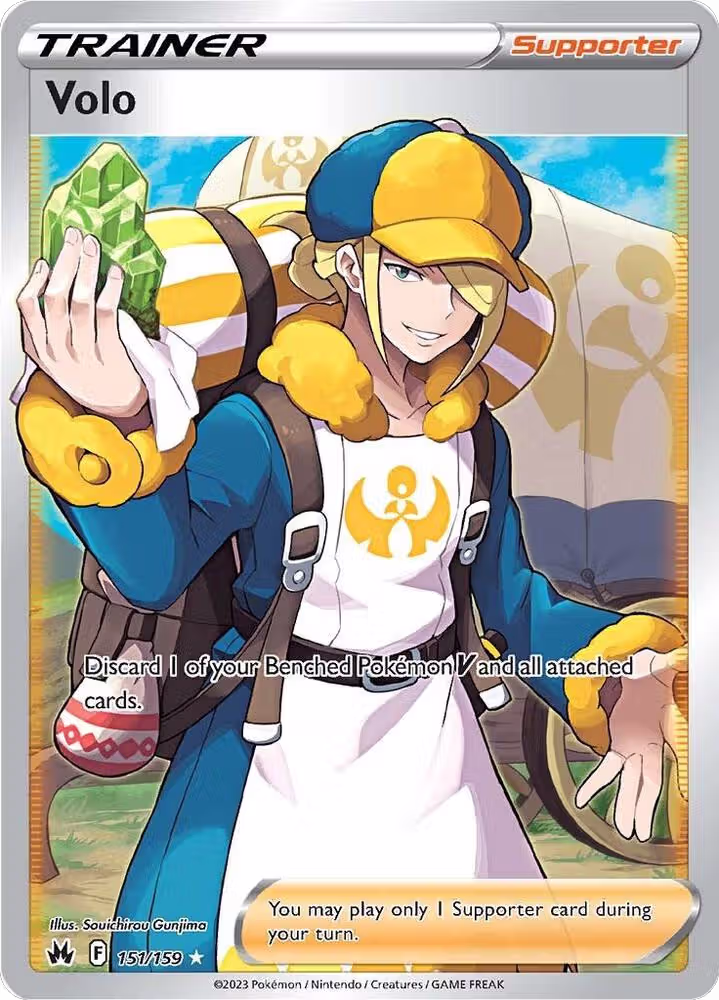 Volo (Full Art) (151/159), Crown Zenith — Pokémon card price