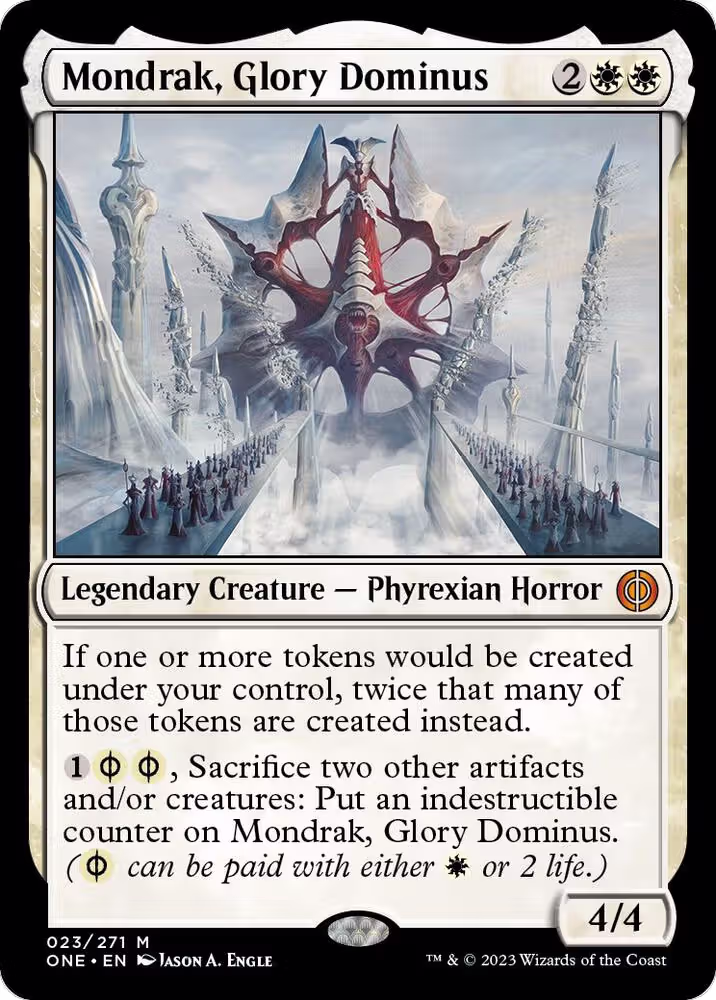 Mondrak, Glory Dominus (23), Phyrexia: All Will Be One — Magic card price