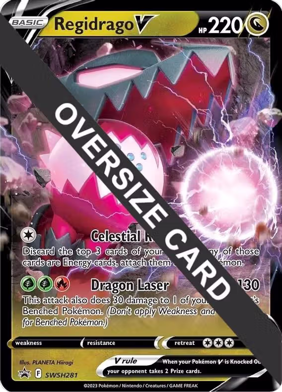Regidrago V - SWSH281 (SWSH281), Jumbo Cards — Pokémon card price