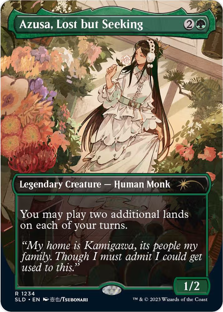 Azusa, Lost but Seeking (1234), Secret Lair Drop Series — Magic card price