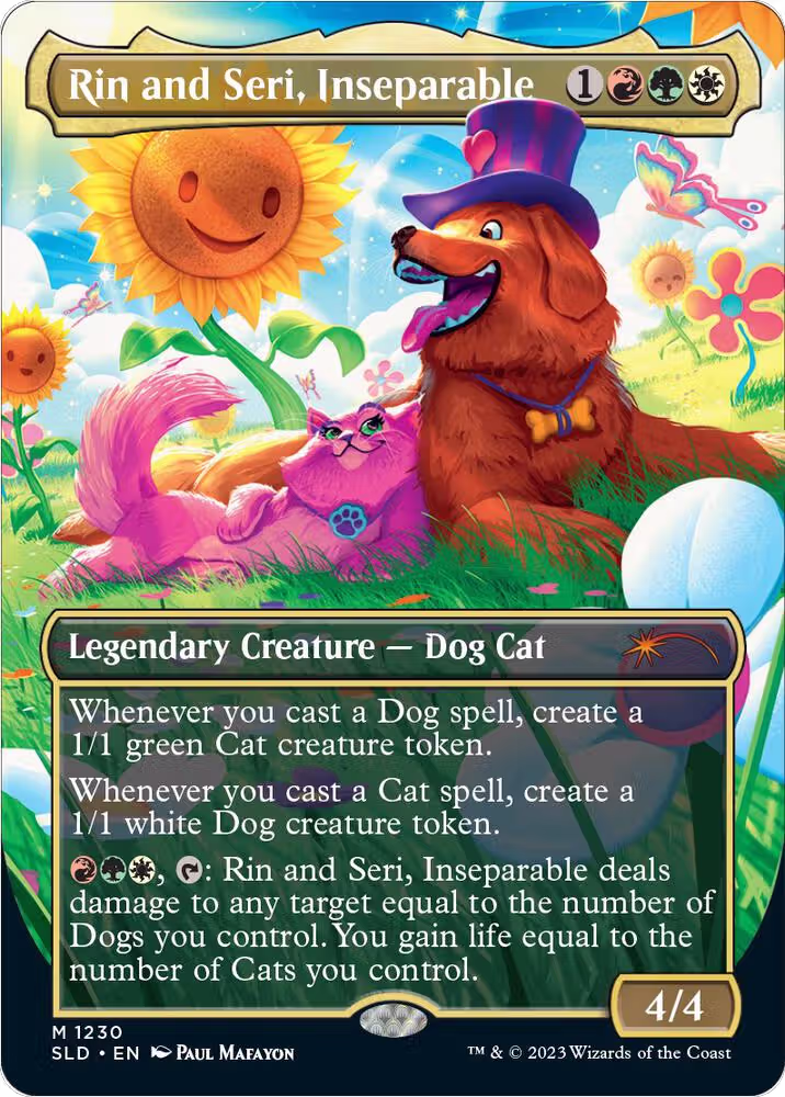 Rin and Seri, Inseparable (1230) (1230), Secret Lair Drop Series — Magic card price