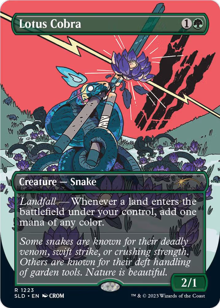Lotus Cobra (1223), Secret Lair Drop Series — Magic card price