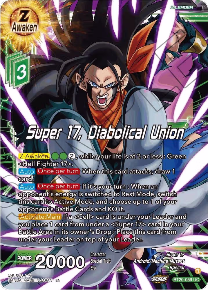 Super 17, Diabolical Union (BT20-059), Power Absorbed — DB Super card price