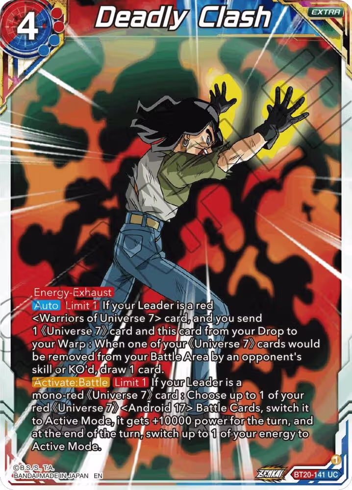 Deadly Clash (BT20-141), Power Absorbed — DB Super card price