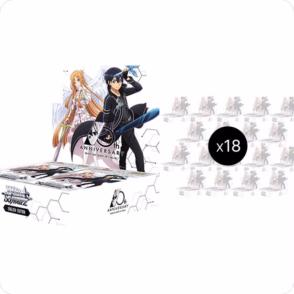 Sword Art Online Animation 10th Anniversary Booster Box Case, Sword Art Online Animation 10th Anniversary — Weiß Schwarz sealed product price