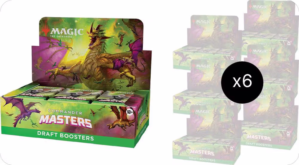 Commander Masters - Draft Booster Box Case, Commander Masters — Magic sealed product price
