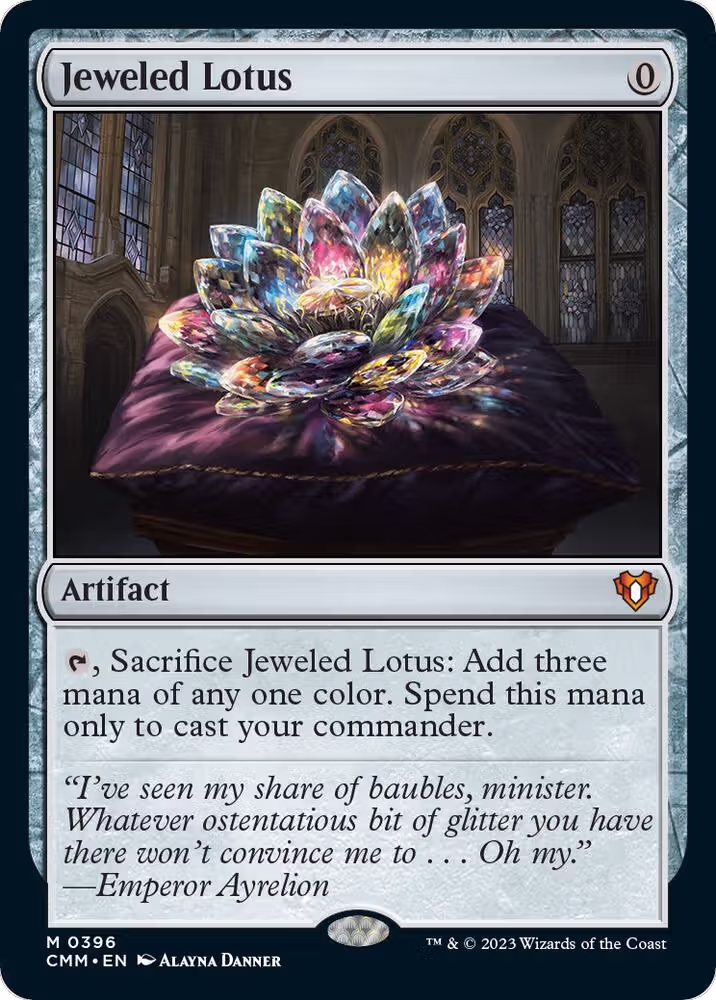 Jeweled Lotus (396), Commander Masters — Magic card price