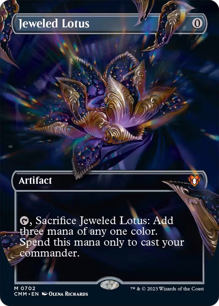 Jeweled Lotus (Borderless) (702), Commander Masters — Magic card price
