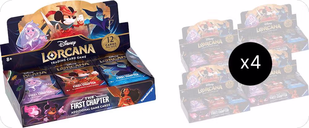 Disney Lorcana: The First Chapter Booster Box Case, The First Chapter — Lorcana sealed product price