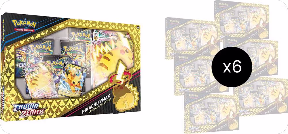 Pikachu VMAX Special Collection Case, Crown Zenith — Pokémon sealed product price