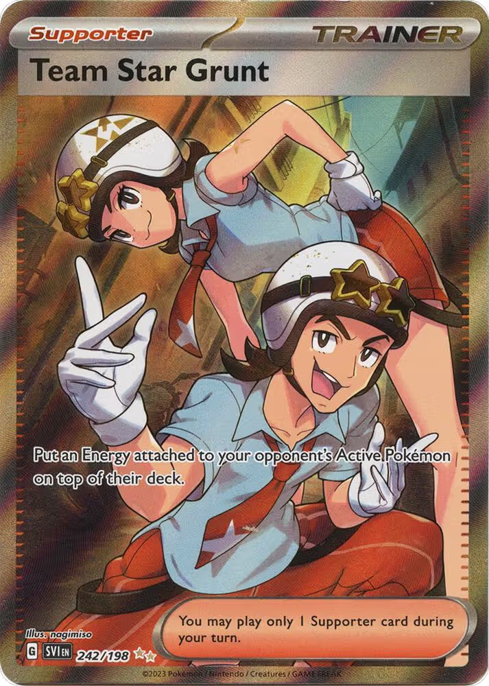 Team Star Grunt - 242/198 (242/198), Scarlet & Violet Base Set — Pokémon card price
