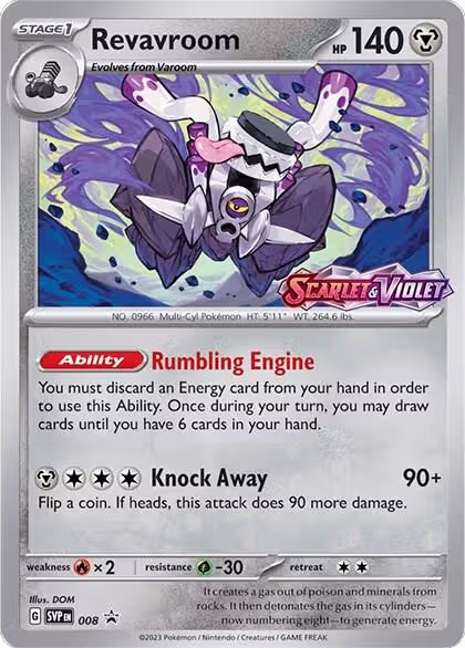 Revavroom - 008 (Prerelease) (008), Scarlet & Violet Promo Cards — Pokémon card price