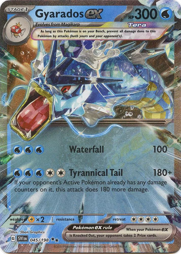 Gyarados ex - 045/198 (045/198), Scarlet & Violet Base Set — Pokémon card price