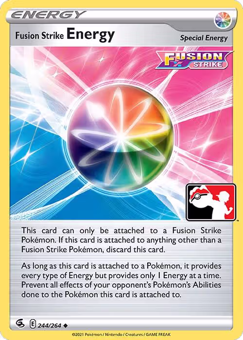 Fusion Strike Energy - 244/264 (244/264), Prize Pack Series Cards — Pokémon card price