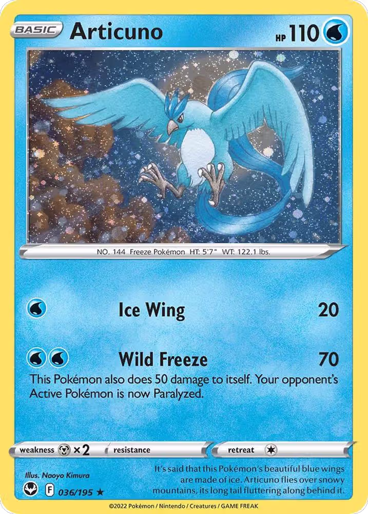 Articuno (Cosmos Holo) (036/195), Miscellaneous Cards & Products — Pokémon card price