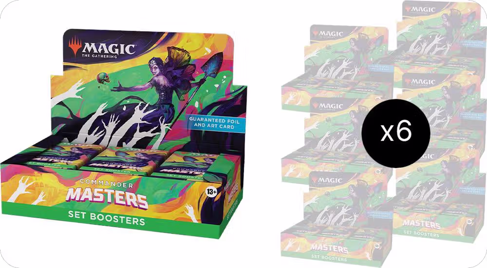 Commander Masters - Set Booster Box Case, Commander Masters — Magic sealed product price