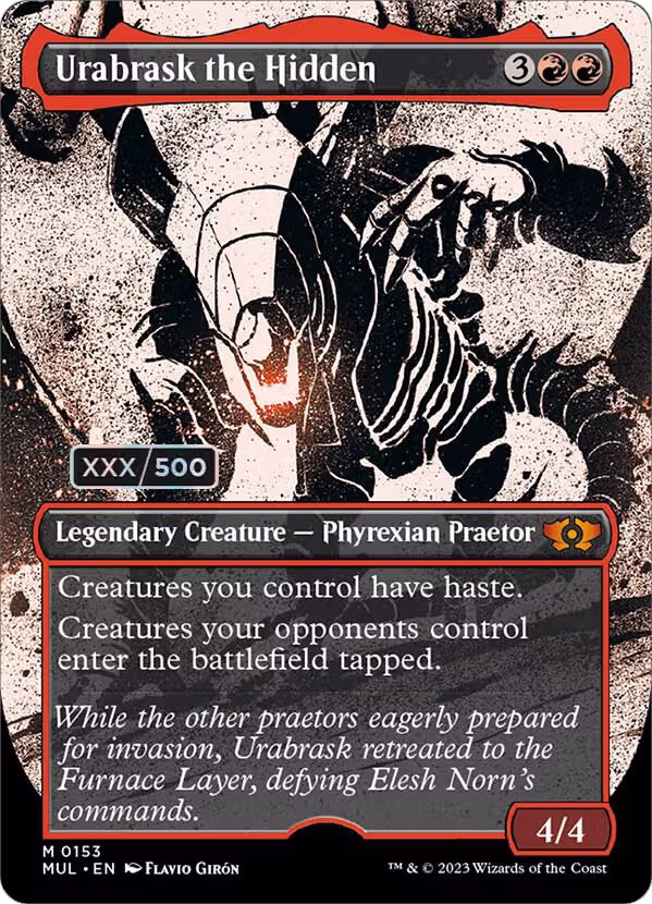 Urabrask the Hidden (Serial Numbered) (153), March of the Machine: Multiverse Legends — Magic card price