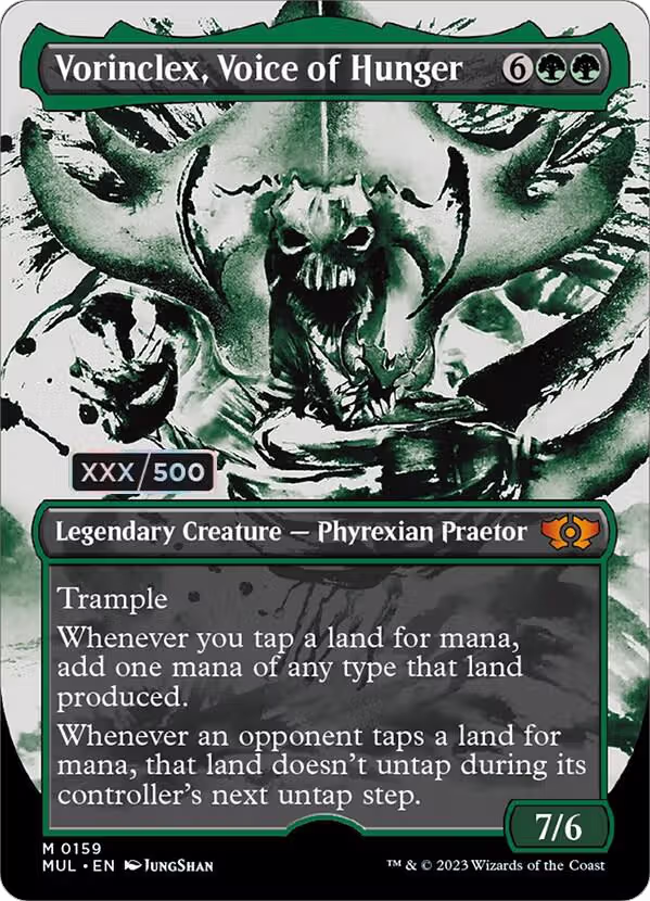 Vorinclex, Voice of Hunger (Serial Numbered) (159), March of the Machine: Multiverse Legends — Magic card price