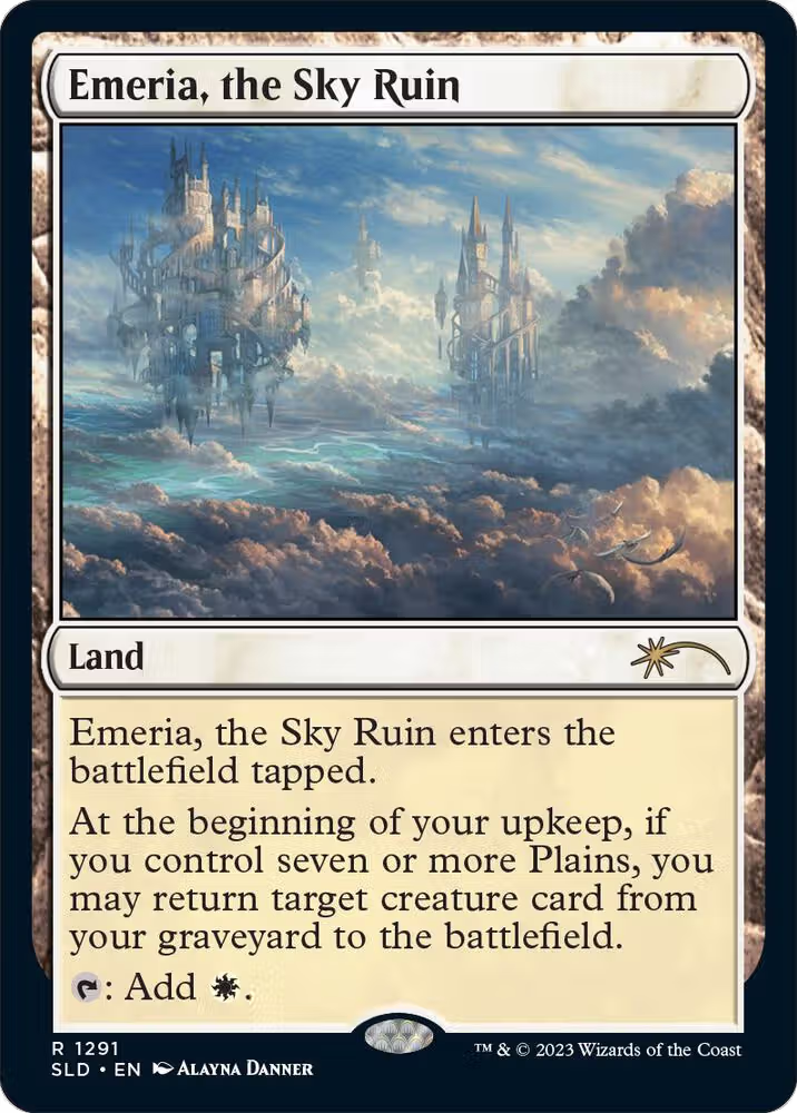 Emeria, the Sky Ruin (1291), Secret Lair Drop Series — Magic card price
