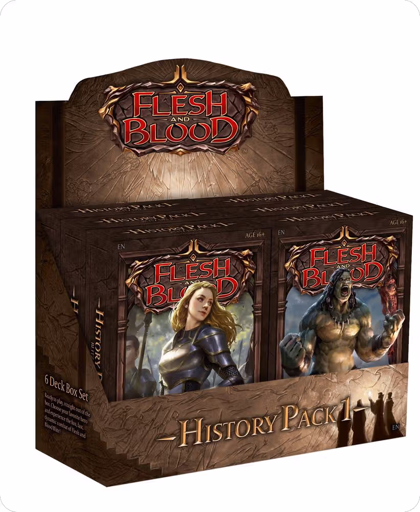 History Pack 1 Blitz Deck Display, History Pack Vol.1 — Flesh & Blood card price