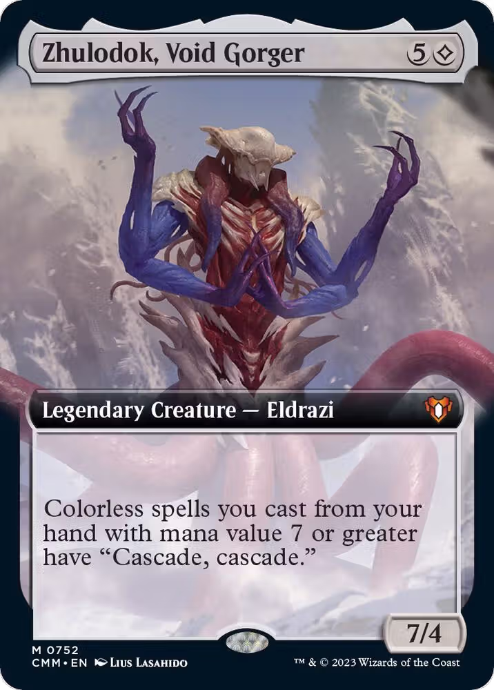 Zhulodok, Void Gorger (Extended Art) (752), Commander Masters — Magic card price