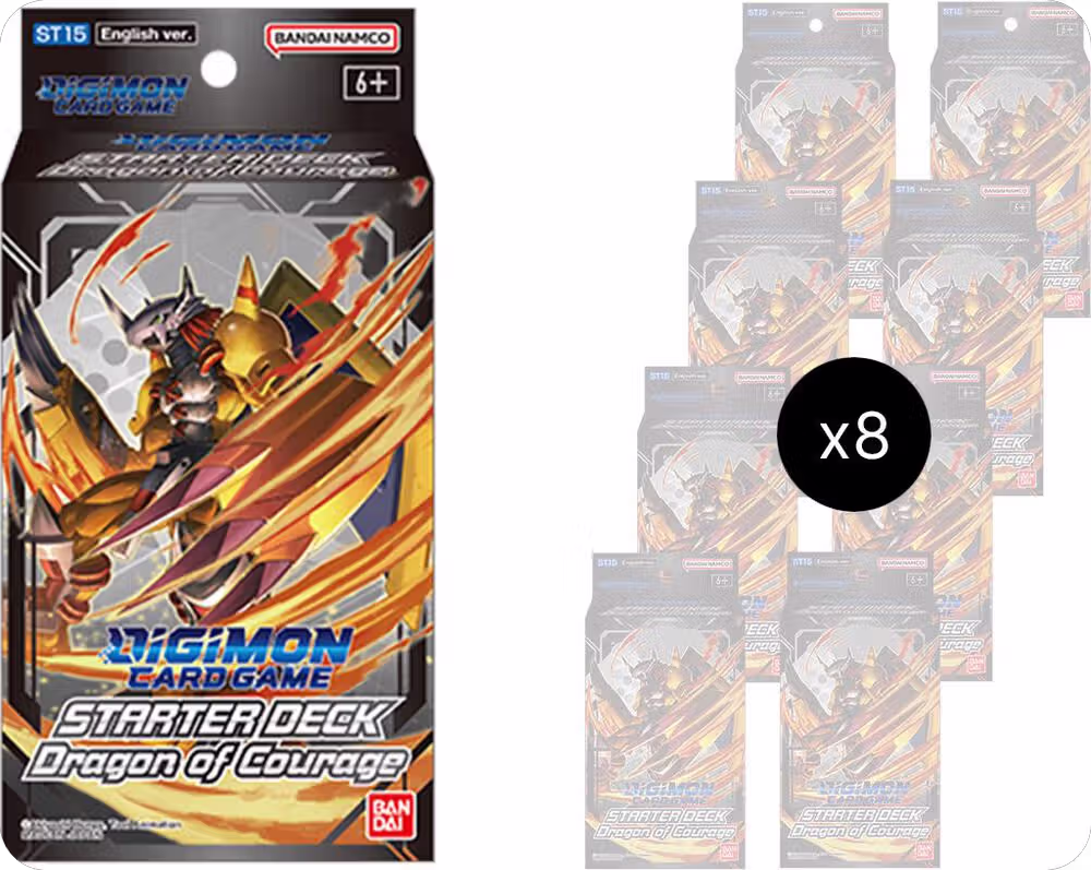 Dragon of Courage Starter Deck Display, Starter Deck 15: Dragon of Courage — Digimon card price
