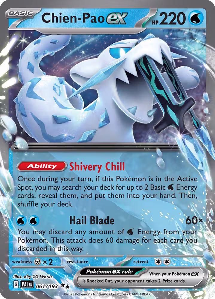 Chien-Pao ex - 061/193 (061/193), Paldea Evolved — Pokémon card price