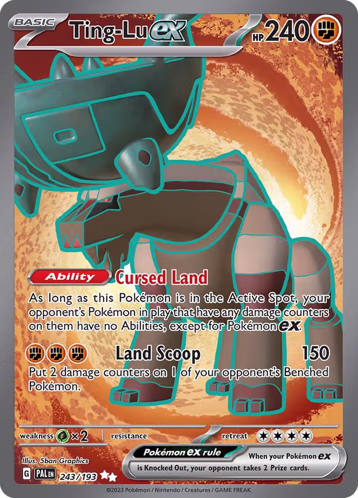 Ting-Lu ex - 243/193 (243/193), Paldea Evolved — Pokémon card price