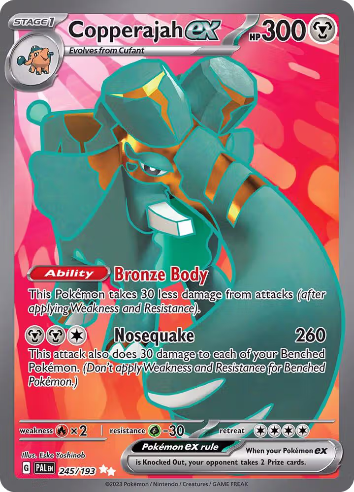 Copperajah ex - 245/193 (245/193), Paldea Evolved — Pokémon card price