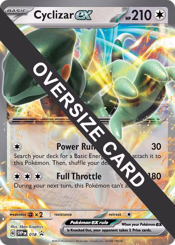 Cyclizar ex (018), Jumbo Cards — Pokémon card price