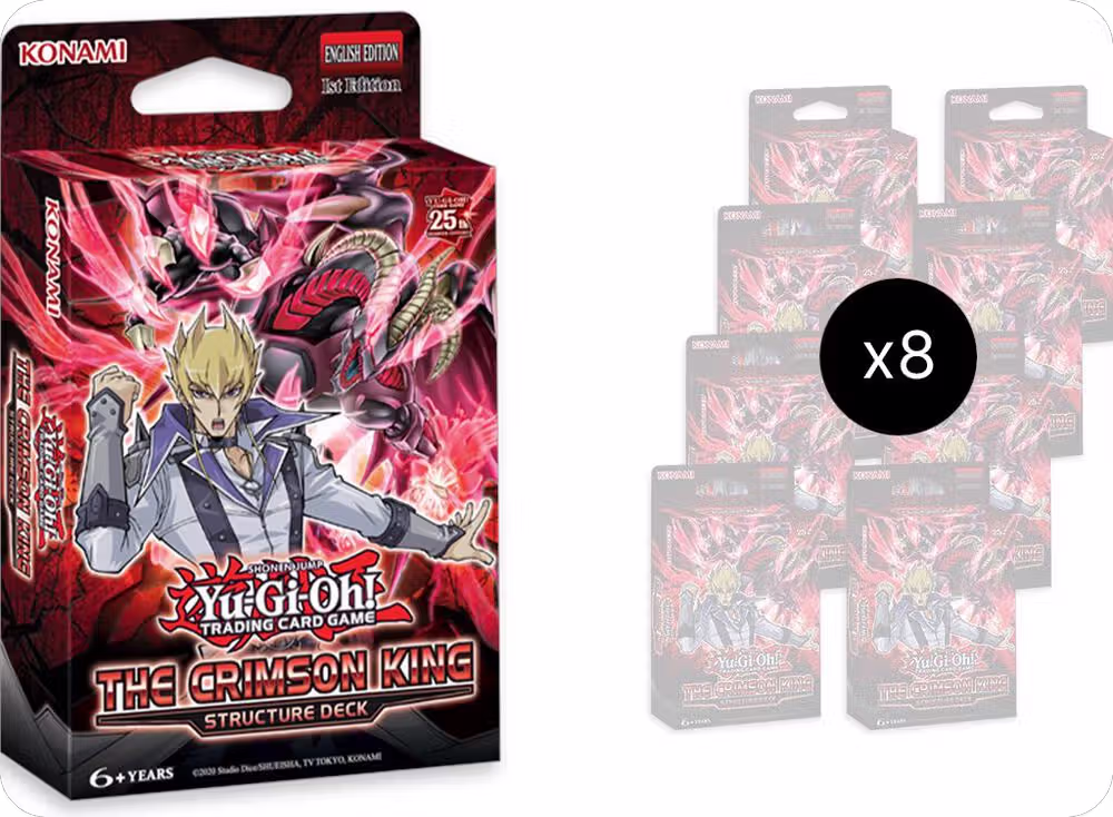 The Crimson King Structure Deck Display [1st Edition], Structure Deck: The Crimson King — Yu-Gi-Oh! card price